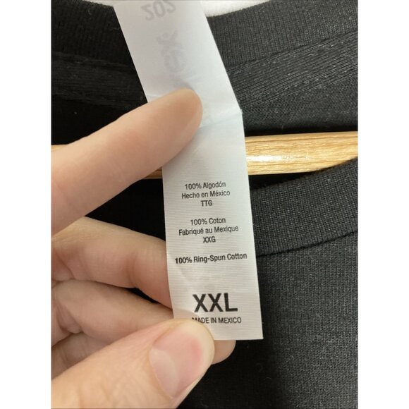 Train Band Golden Flowers Men's 2Xl T-Shirt Black - Picture 4 of 6